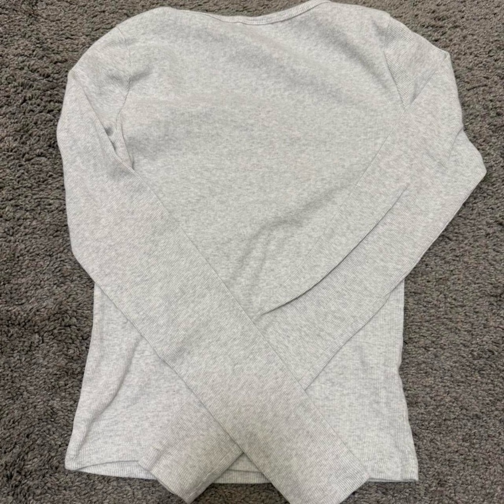 Aritzia TNA Homestretch Scoop neck Longsleeve - Picture 2 of 2